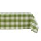 Contemporary Home Living Buffalo Check Square Cotton Tablecloth - 52" - Antique Green and White
